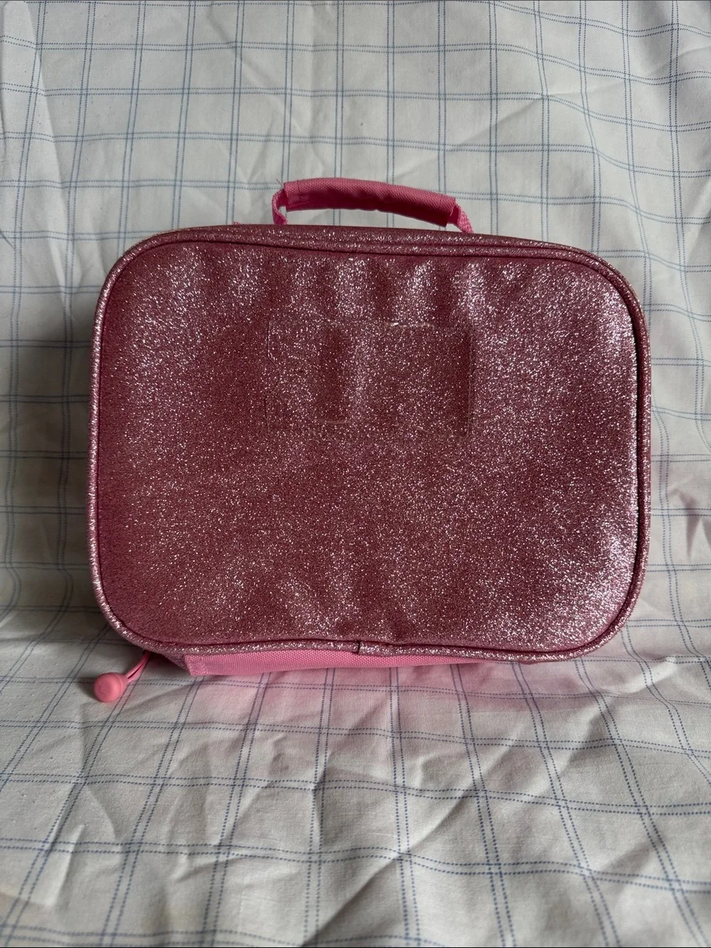 Barbie Sparkle Pink Lunch Bag with Front Pocket